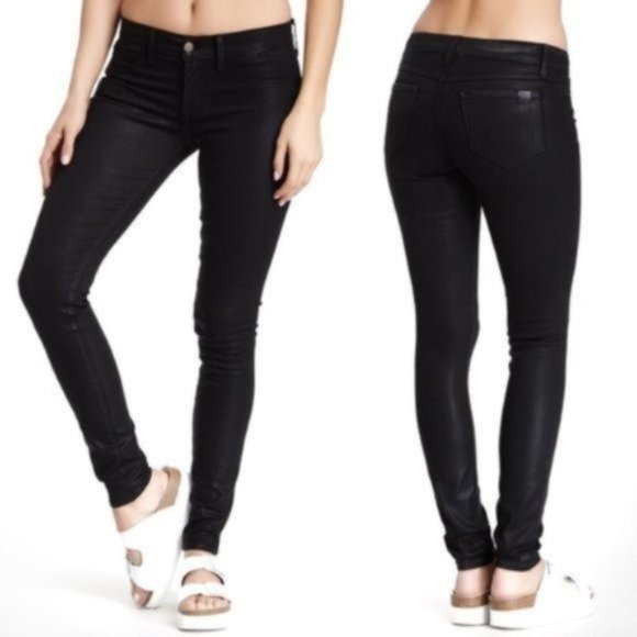 Wildfox Black Perception Skinny Mid Rise Jeans Denim Size 26 - Picture 1 of 8